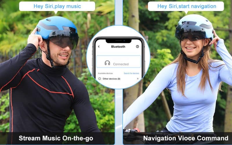 Bluetooth bike helmet